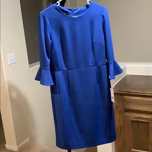 Donna Morgan ruffle sleeve dress